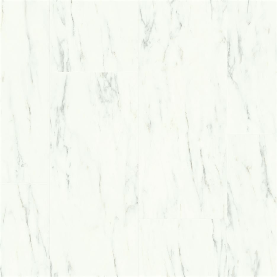 Виниловая плитка Quick-Step Ambient Click Plus AMCP40136 Marble Carrara White 1300x320x4.5